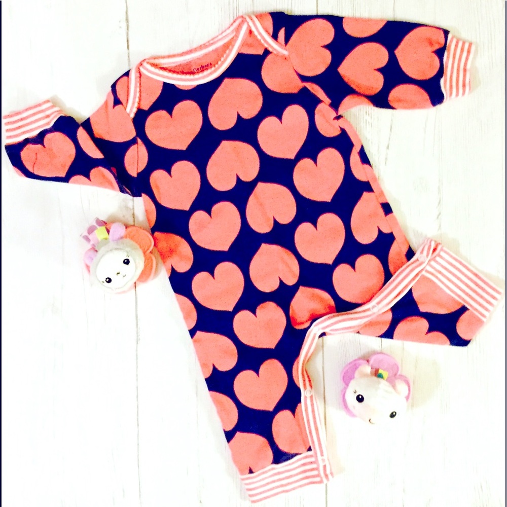 New without tags, Adorable one-piece, Made by Carters, Size 0-3